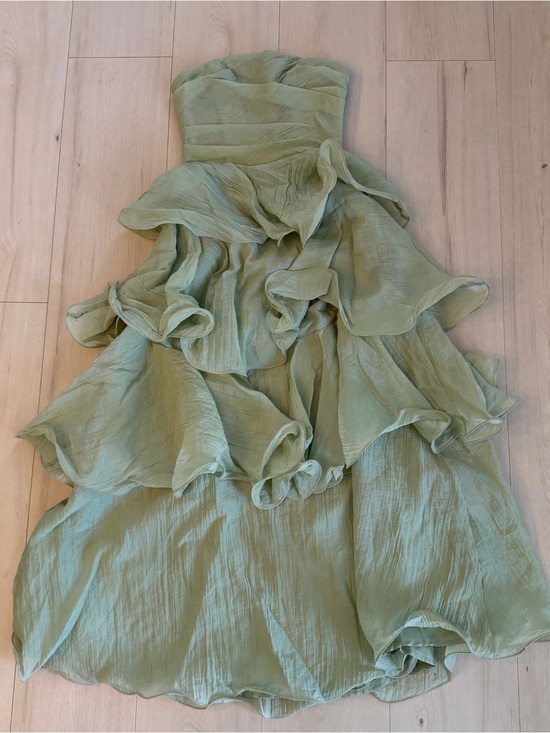 Billy J Dresses & Skirts - Billy J Lanica Strapless Ruffled Evening Dress NWT